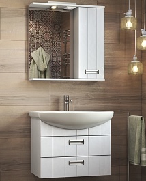 Vigo Мебель для ванной Diana 2-60 R подвесная белая – фотография-1